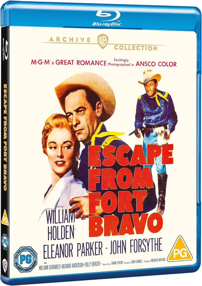 (Blu-ray) Escape from Fort Bravo (1953) William Holden