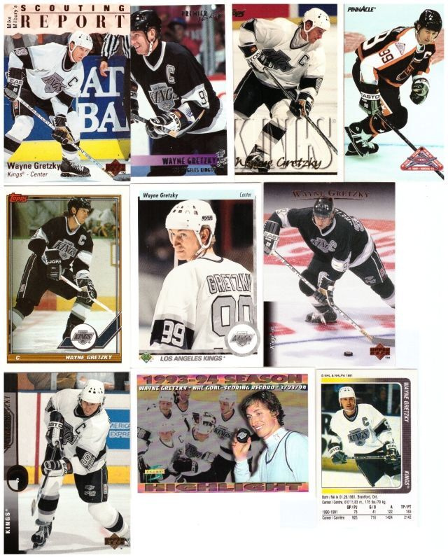 10 x WAYNE GRETZKY Los Angeles Kings