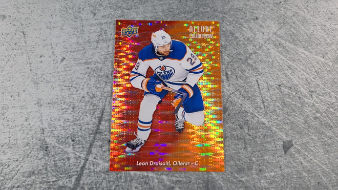 Leon Draisaitl 2023-24 Allure Color Flow Red-Orange Spectrum
