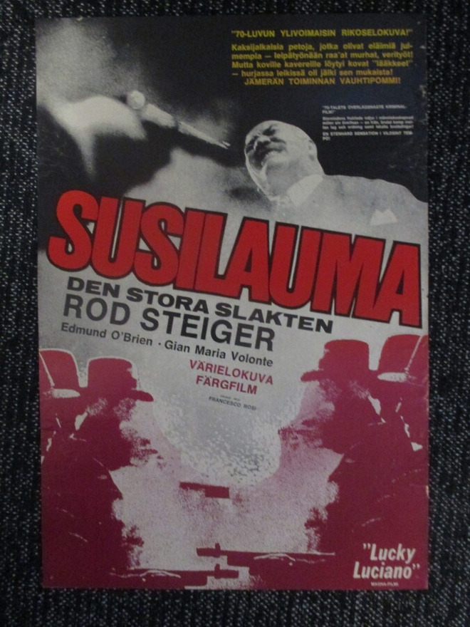 Susilauma (Francesco Rosi, 1973) - vanha elokuvajuliste