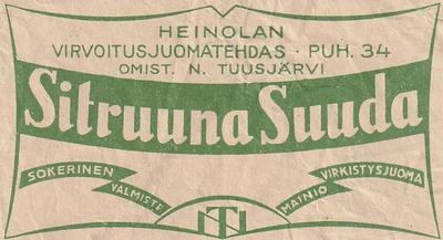 HEINOLAN VIRVOIT. - SITRUUNA SUUDA (K13-S4)