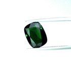 Kromi turmaliini 5.34ct syvä vihreä viistehiottu Itä-Afrikka - pikkukuva 1
