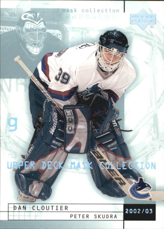 2002-03 UD Mask Collection #85 Dan Cloutier/Peter Skudra