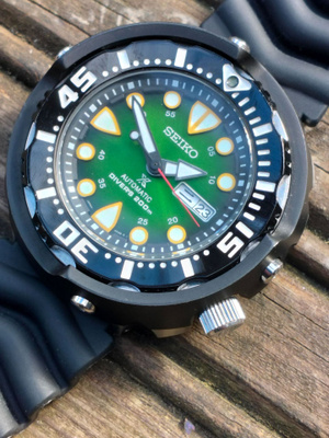 Seiko Prospex vihreä turtle tms