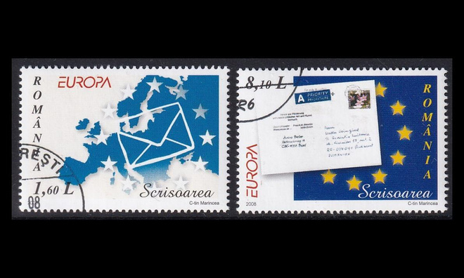 Romania 6294-5 o Europa kirje (2008)