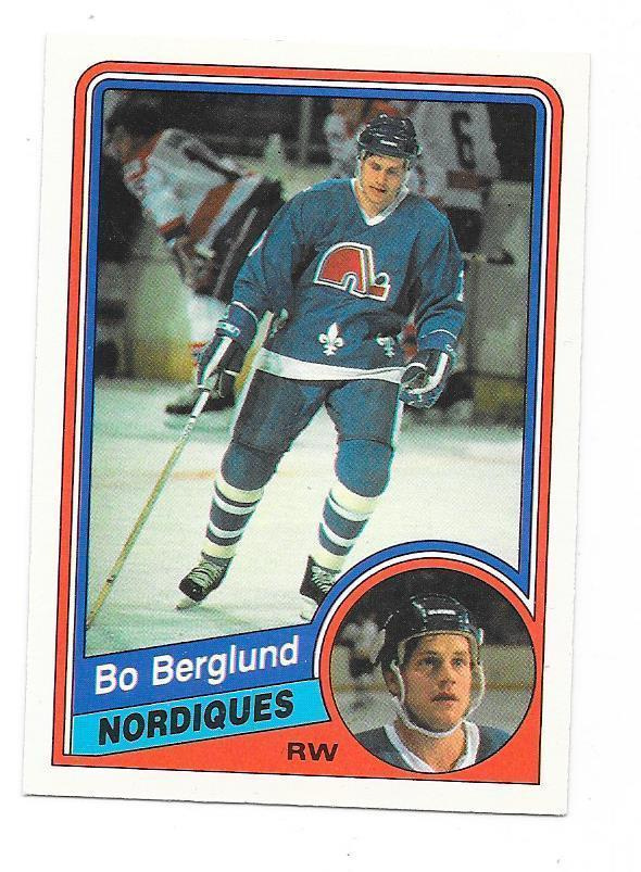 1984-85 OPC #276 Bo Berglund Quebec Nordiques
