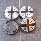 Mini vannekeskiöt – Kromi-musta-harmaa – 54mm (4kpl sarja) - pikkukuva 4