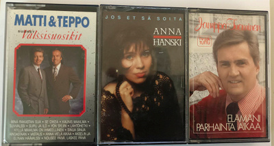 3 C-kasettia Jamppa, Anna Hanski, Matti & Teppo
