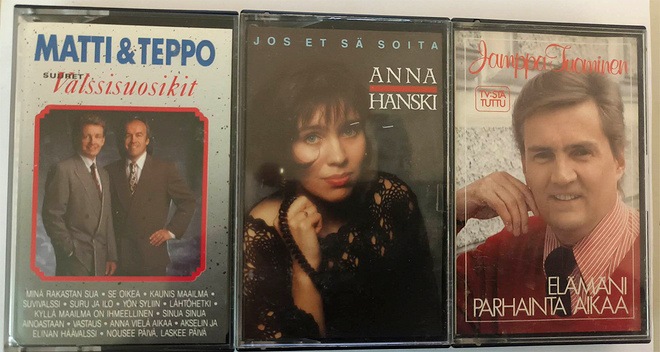 3 C-kasettia Jamppa, Anna Hanski, Matti & Teppo