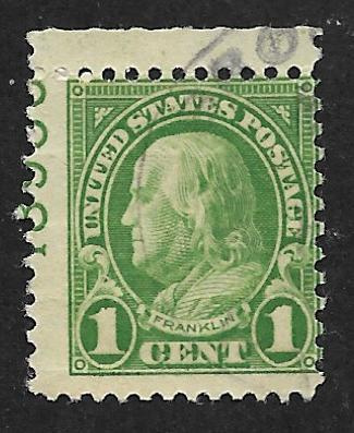 USA - Franklin 1922 (Mic. 260) O hammastesiirtymä
