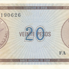 Cuba 20 Pesos 1985 P FX36 - pikkukuva 1