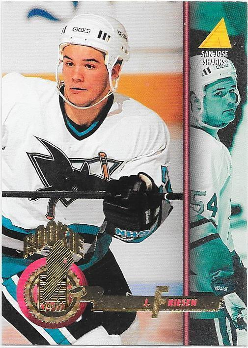 1994-95 Pinnacle #252 Jeff Friesen San Jose Sharks