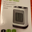 Lämmitin 2000W Sydney PTC fan heater - pikkukuva 1