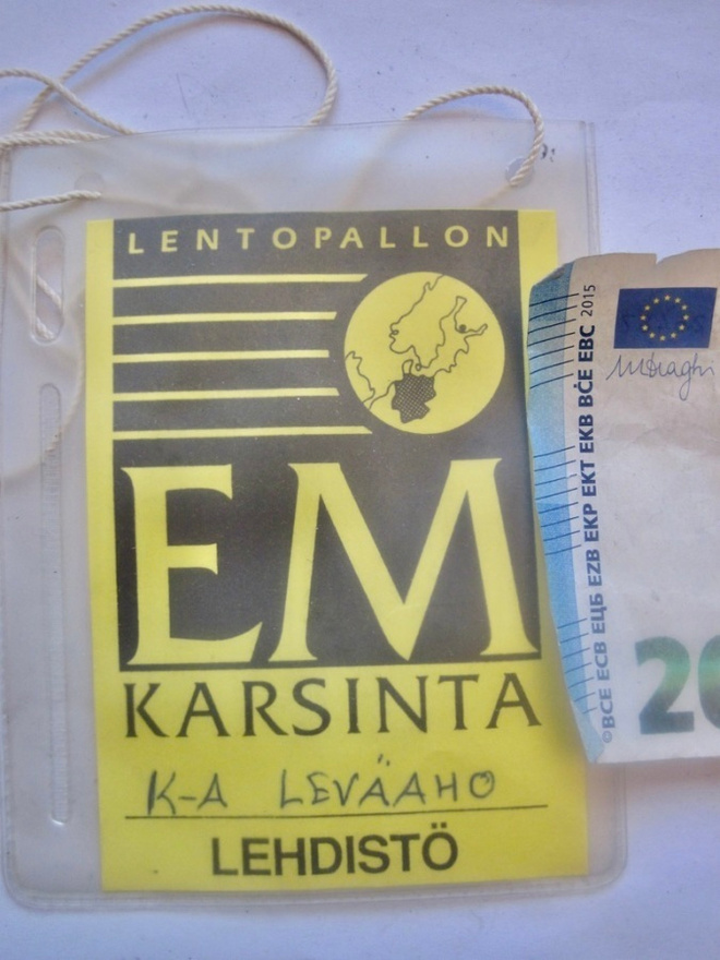 VANHA Kisapassi Lentopallo EM-Karsinta Lehdistö