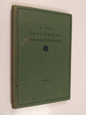 R. Ceder : Luvunlaskun esimerkkikirja