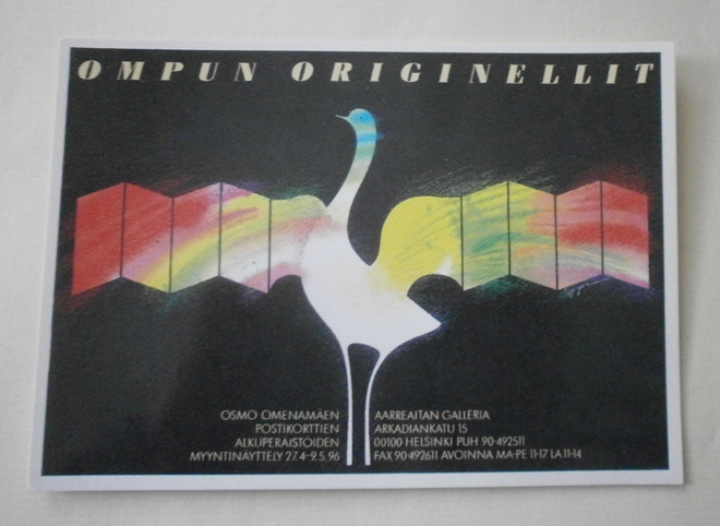 Omppu Omenamäki - Ompun originellit -mainospk 1996, ei p.
