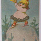 Uudenvuodenkortti, kulk. 1919 - pikkukuva 1