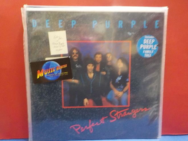 DEEP PURPLE - PERFECT STRANGE EX+/M- 12" SINGLE LP