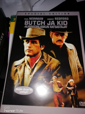 Butch ja kid auringonlaskun ratsastajat