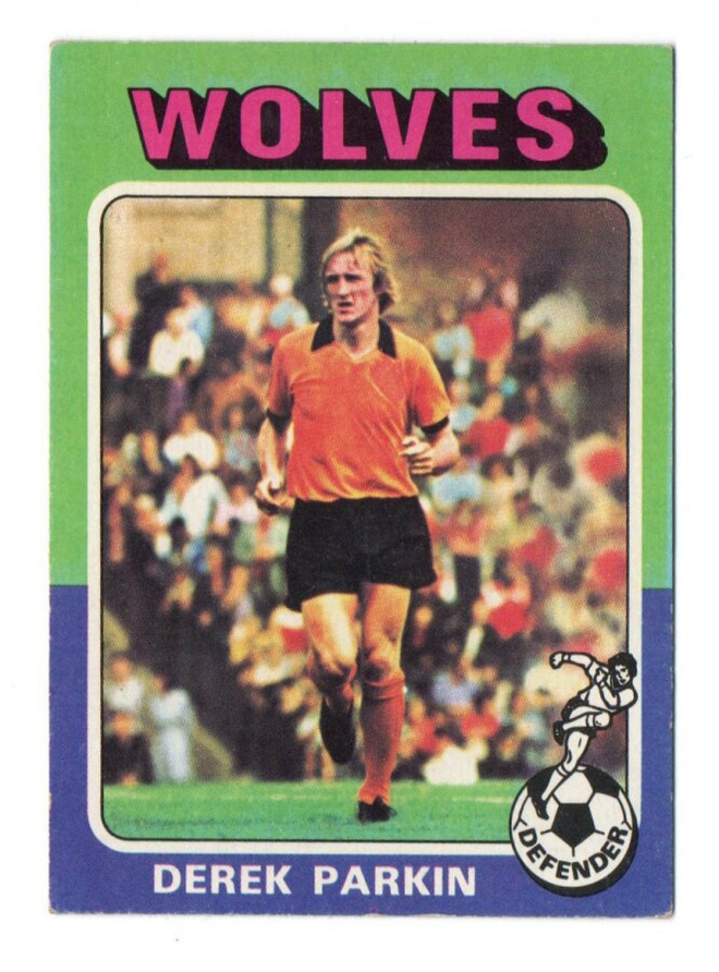 Purkkakuva Jalkapallo n:o 133 1973-74 DEREK PARKIN. Wolves