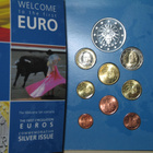 2002 ESPANJA tervetuloa euroon 1c-2€ + hopeajetoni kansiossa - pikkukuva 4
