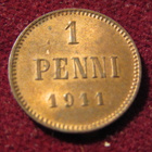 1 penni 1911 - pikkukuva 1