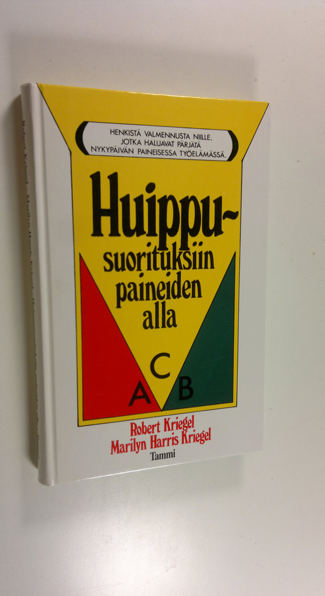 Robert Kriegel : Huippusuorituksiin paineiden alla