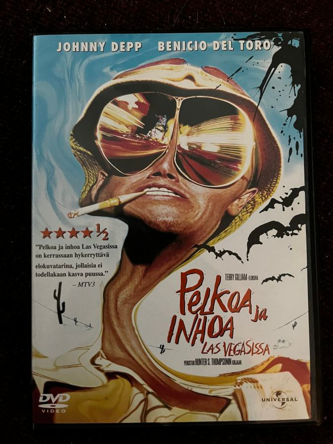DVD: Pelkoa ja Inhoa Las Vegasissa