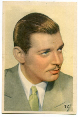 Filmitähti - Keräilykuva v. 1937 - Clark Gable