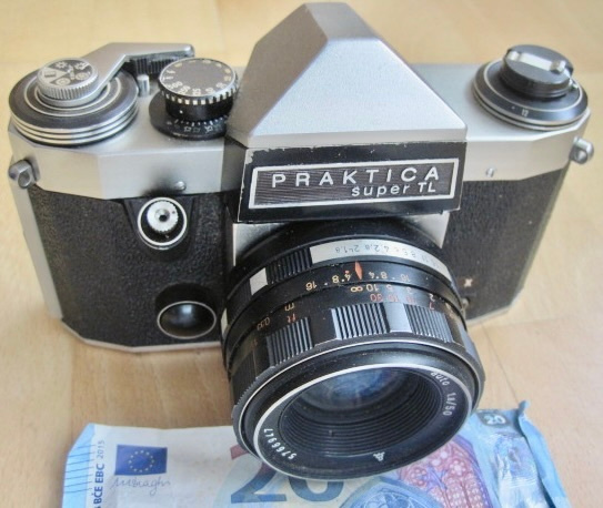 VANHA Kamera Praktica Super TL Pentacon