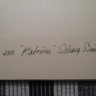 Solveig Sirén : "Katriina " 2010 pastelli kaunis taulu. - pikkukuva 3
