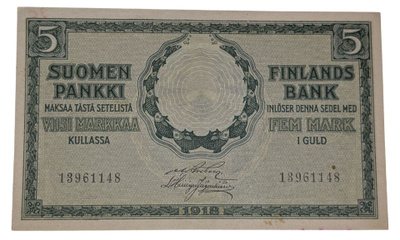 5 Markkaa 1918 13961148 kl 6