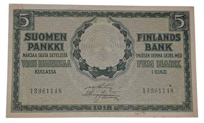 5 Markkaa 1918 13961148 kl 6