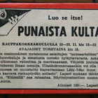 Vanha "Punaista kultaa"-tapahtumamainos magneettina *50-luku - pikkukuva 1