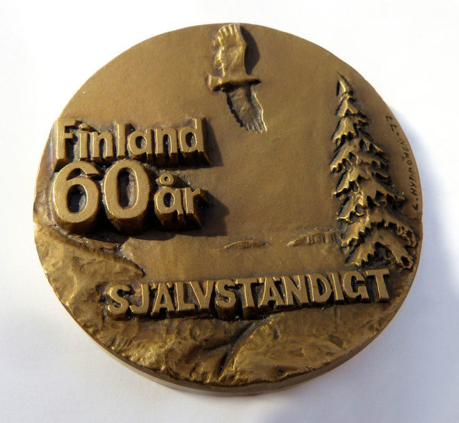 Finland 60 år SJÄLVSTÄNDIGT - mitali