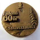 Finland 60 år SJÄLVSTÄNDIGT - mitali - pikkukuva 1