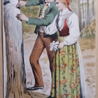 Jenny Nyström: Pari kaivertaa sydäntä puuhun, p. 1903 - pikkukuva 1