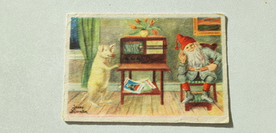 Jenny Nyström, pieni joulukortti nro 111/8 ja n. 7,5 x 11 cm