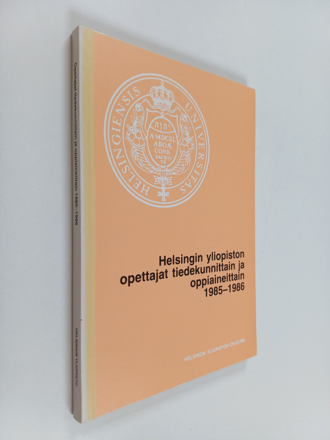 Helsingin yliopiston opettajat tiedekunnittain ja oppiain...