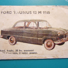 FRITZ STEN FORD TAUNUS 12 M 1955 - pikkukuva 1