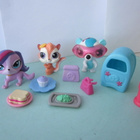 Littlest Pet Shop leikkisetti, figuurit + tarvikkeet - pikkukuva 1