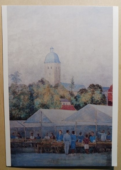 Lars Kyhlberg: Borås, Krokshallstorget, Carolikyrkan, ei  p.