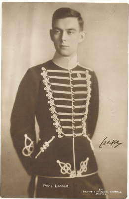 Ruotsi - PRINS LENNART - vanha kortti