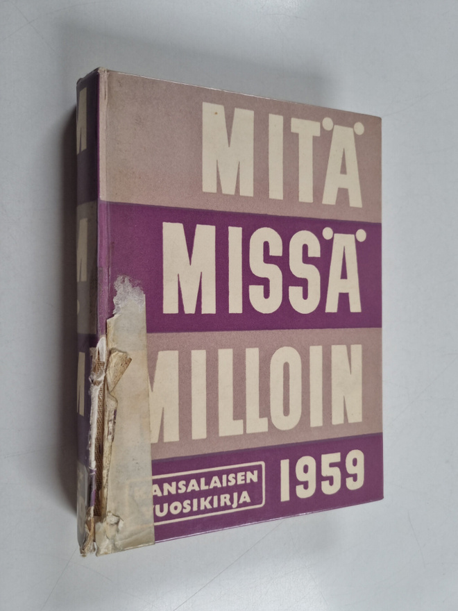 Mitä missä milloin 1959 : kansalaisen vuosikirja