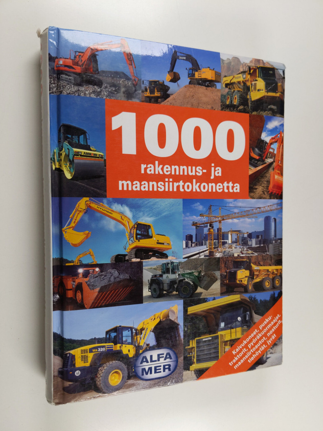 1000 rakennus- ja maansiirtokonetta
