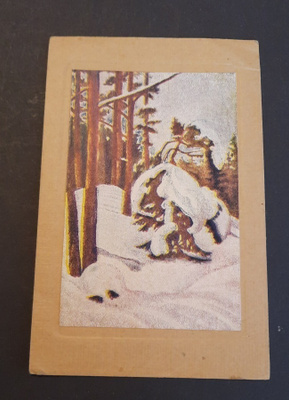 Väinö Blomstedt, Carte Postale Talvimaisema 1920