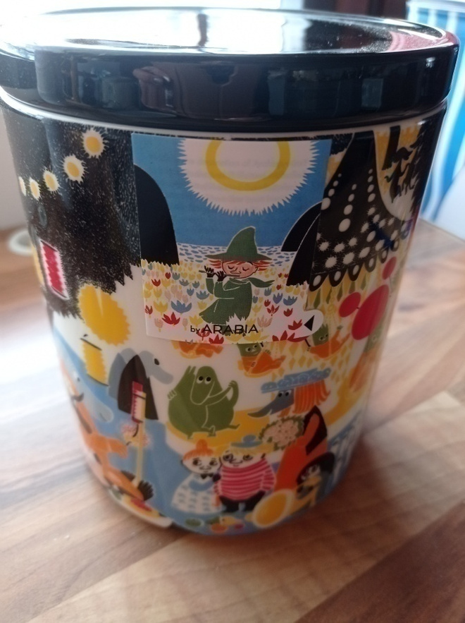 Arabia Muumi purkki Ystävyys