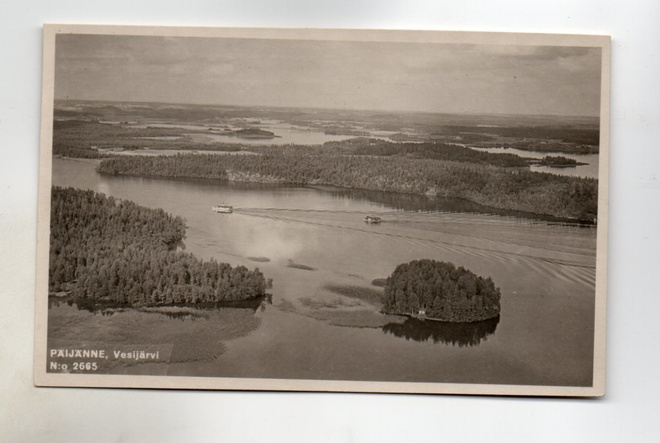 Lahti:: Ilmakuva  Päijänne, Vesijärvi (Velj. Karhumäki 2665)