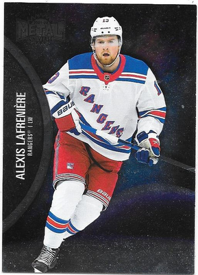 2021-22 Metal Universe #33 Alexis Lafreniere , NY Rangers