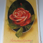 Vanha ruusukortti, v. 1963 kulkenut - pikkukuva 1